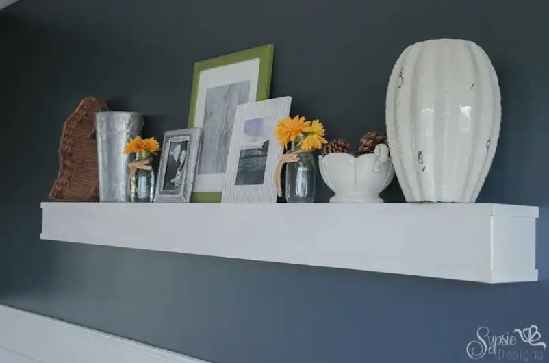 easy diy floating shelf