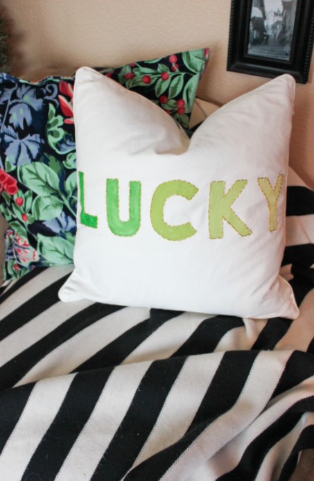 lucky pillow diy