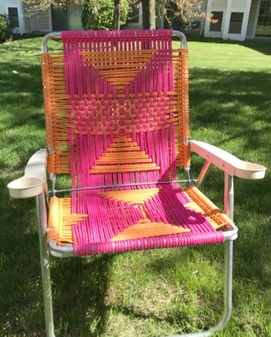 25 Best DIY Outdoor Furniture Ideas (with Free Plans) – macrame lawn chair tutorial macrame lawn chair tutorial