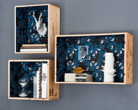 47 DIY Bookshelf Ideas That Will Redefine Your Reading Space – wine crate display cases 1 wine crate display cases 1