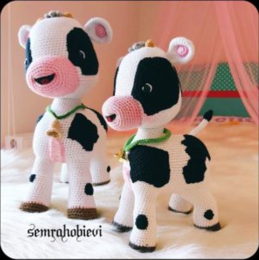 25 Free Amigurumi Cow Patterns (for Any Skill Level) – AMIGURUMI CALF FREE PATTERN 1 AMIGURUMI CALF FREE PATTERN 1