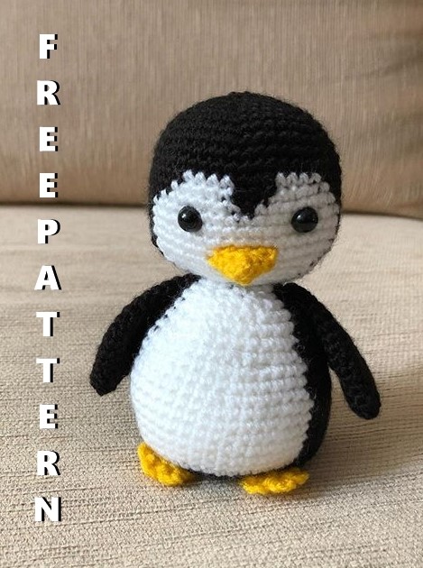 AMIGURUMI PENGUIN FREE CROCHET PATTERN