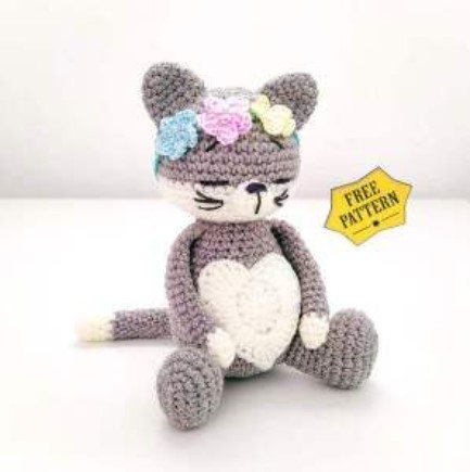 Amigurumi Cat Crochet Free Pattern