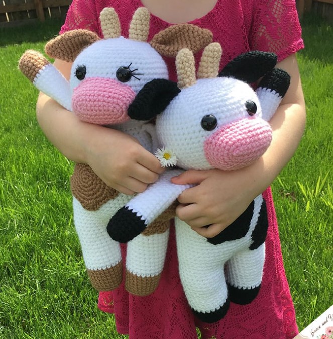 Amigurumi Cow A Free Crochet Pattern