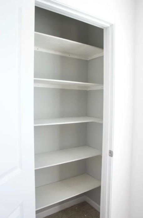 Basic DIY Closet Shelving