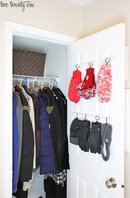 COAT CLOSET ORGANIZATION