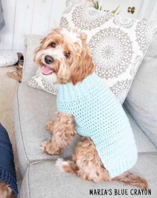 25 Free Crochet Dog Sweater Patterns Your Pup Will Love – CROCHET DOG SWEATER PATTERN CROCHET DOG SWEATER PATTERN