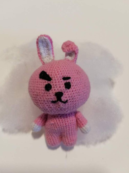 25 Free Crochet Bunny Patterns for Any Skill Level – Cooky BT21 Crochet Pattern Cooky BT21 Crochet Pattern