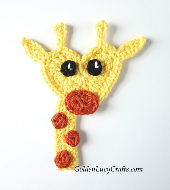 25 Free Amigurumi Giraffe Patterns (for Any Skill Level) – Crochet Giraffe Applique Crochet Giraffe Applique