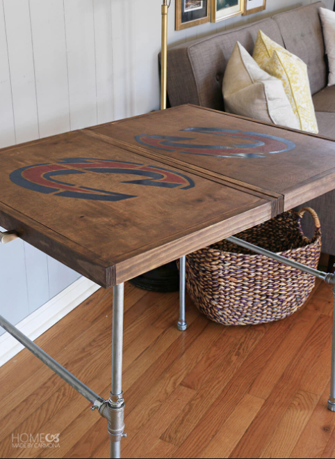 DIY INDUSTRIAL FOLDING TABLE