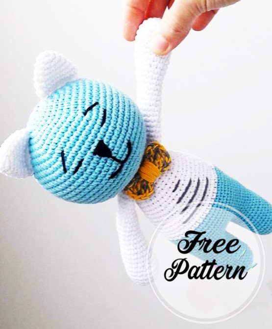 FREE AMIGURUMI CUTE CAT CROCHET PATTERN