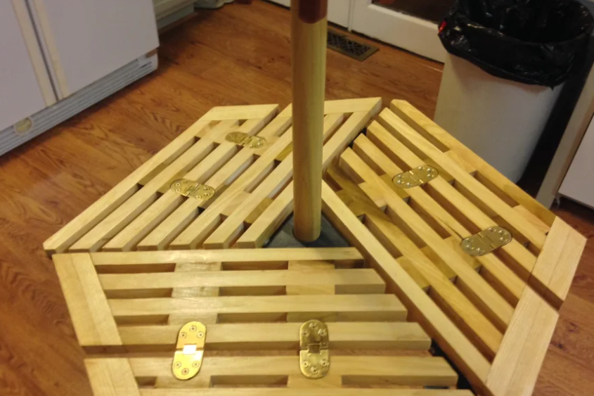 25 Clever DIY Folding Table Ideas with Free Plans – Folding Umbrella Table Folding Umbrella Table