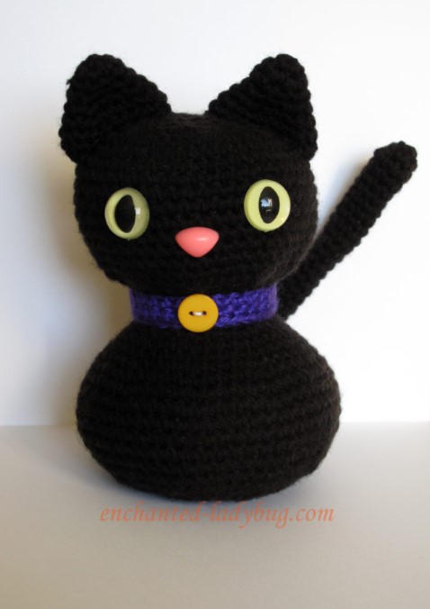 Free Crochet Amigurumi Halloween Black Cat Pattern