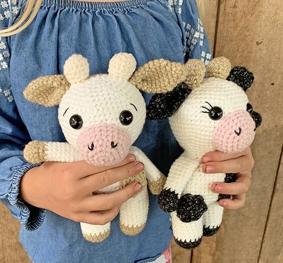 Free Mini Crochet Cow Pattern