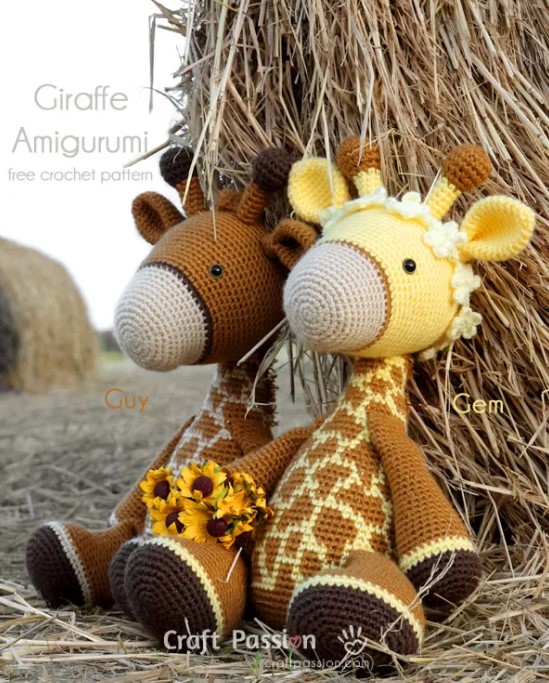 GIRAFFE AMIGURUMI CROCHET PATTERN