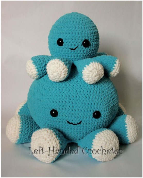 25 Free Amigurumi Octopus Patterns for Any Skill Level – Giant squishy octopus Giant squishy octopus