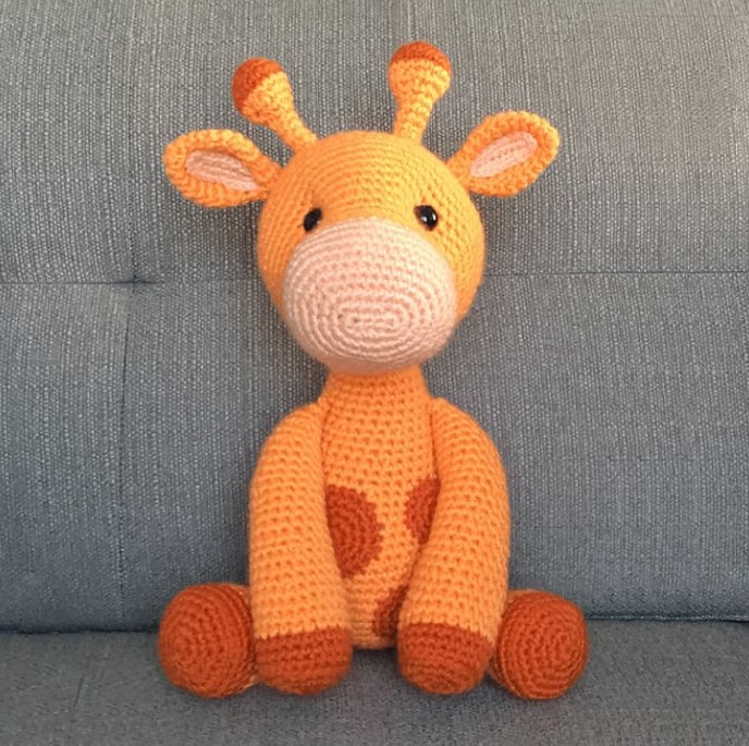 25 Free Amigurumi Giraffe Patterns (for Any Skill Level) – Ginnie the Giraffe Free Amigurumi Pattern Ginnie the Giraffe Free Amigurumi Pattern
