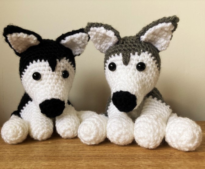 Husky Amigurumi Free Crochet Pattern