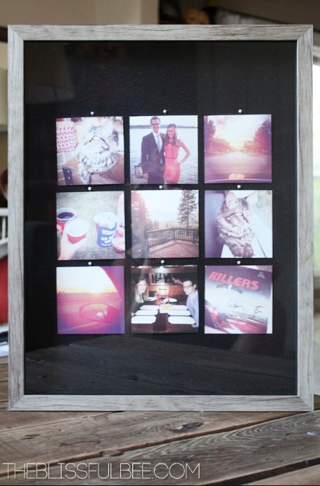 Instagram Shadow Box Art