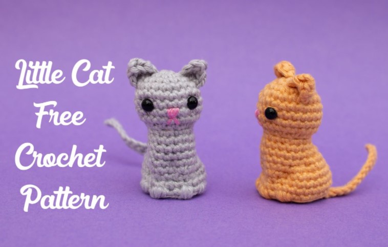 LITTLE AMIGURUMI CAT FREE CROCHET PATTERN