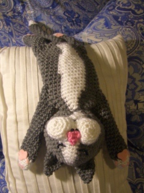 25 Free Amigurumi Cat Patterns for Any Skill Level – Laid Back Cat Amigurumi Laid Back Cat Amigurumi