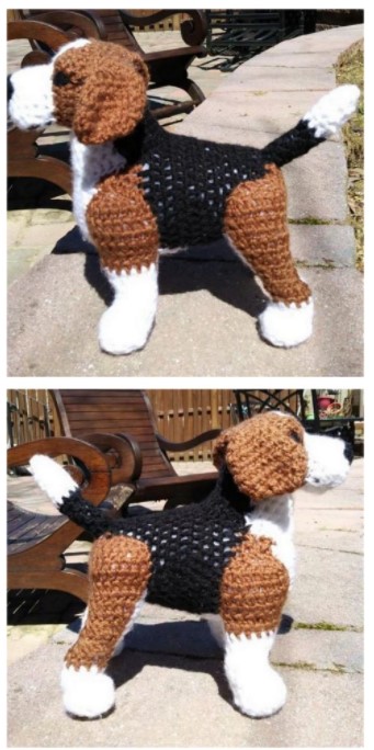 Teckel Amigurumi Dog Free English Pattern