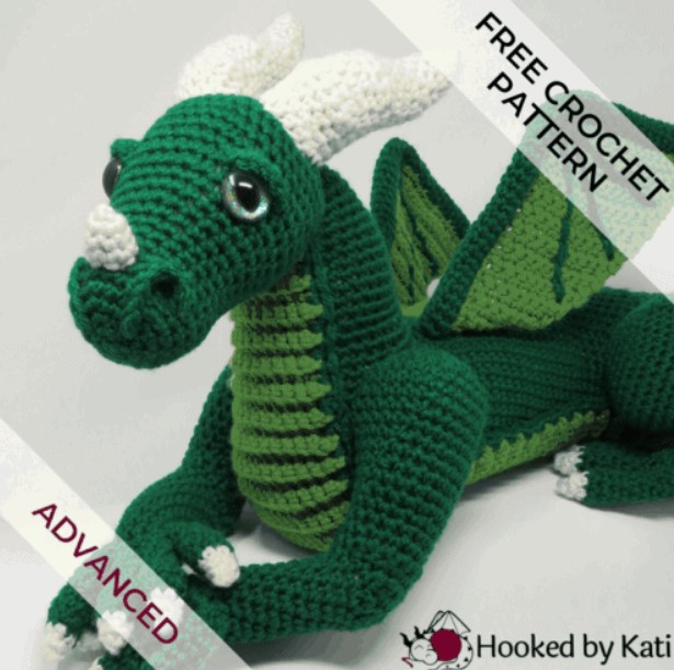 25 Free Amigurumi Dragon Patterns (for Any Skill Level) – Vincent the Dragon Vincent the Dragon