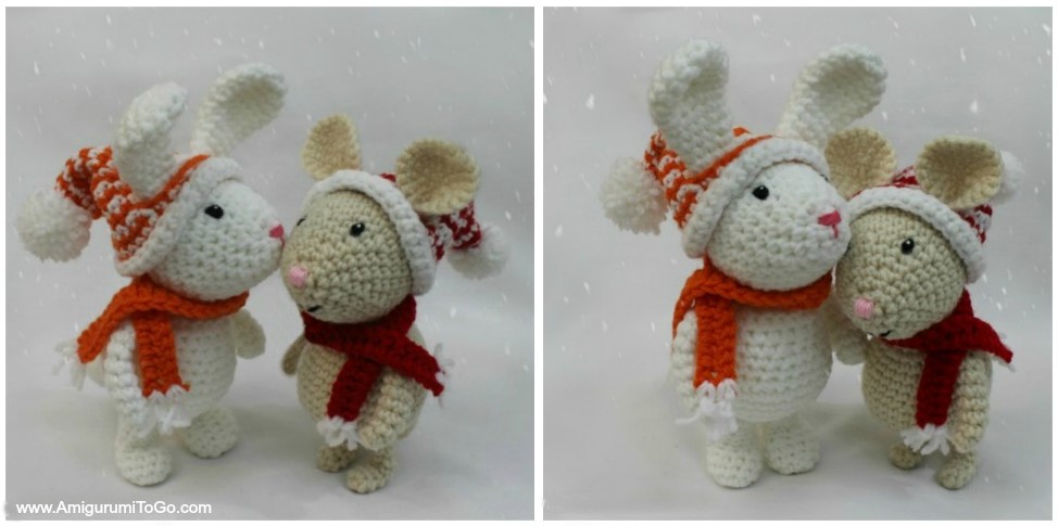 25 Free Crochet Bunny Patterns for Any Skill Level – Winter Bunny Free Amigurumi Pattern Winter Bunny Free Amigurumi Pattern