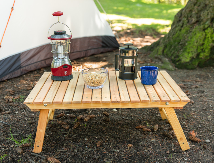 a DIY Folding Camping Table