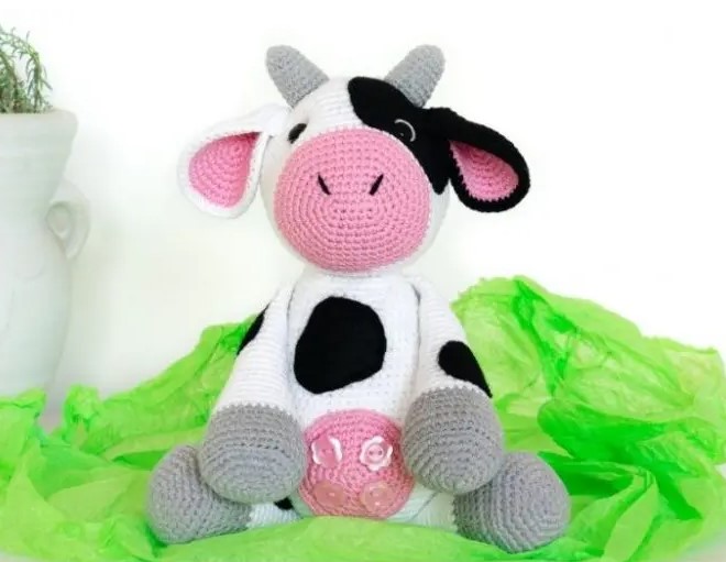 free crochet cow pattern