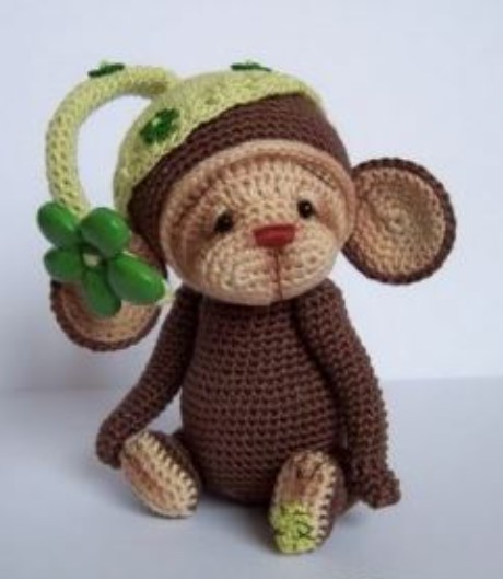 AMIGURUMI MONKEY FREE ENGLISH PATTERN