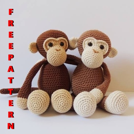 AMIGURUMI MONKEY FREE PATTERN