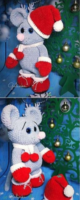 Amigurumi mouse Free Pattern 1