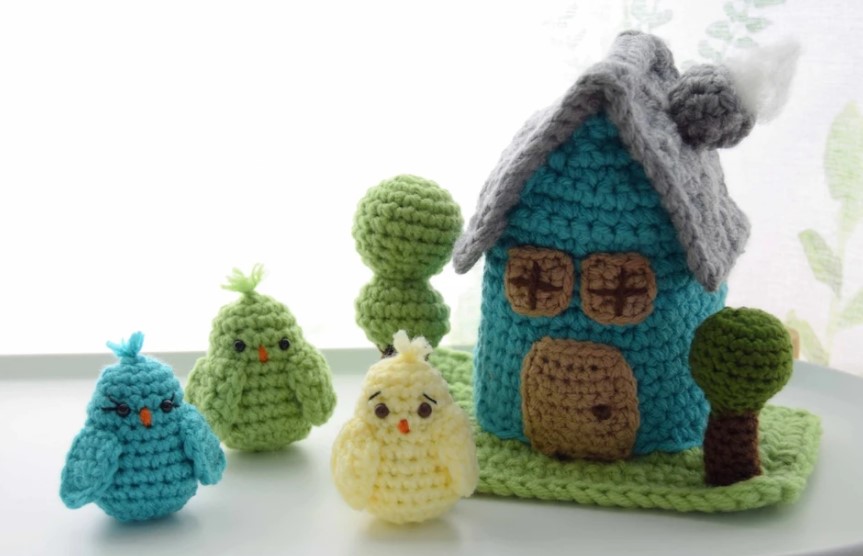 25 Free Amigurumi Bird Patterns for Any Skill Level – Birds And Birdhouse Pattern Birds And Birdhouse Pattern