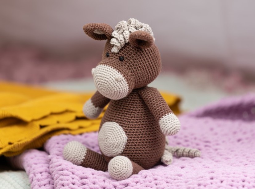 Brown Horse Amigurumi Pattern Hilda The Horse