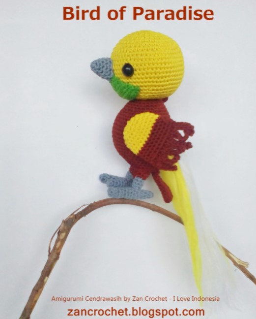 25 Free Amigurumi Bird Patterns for Any Skill Level – Cend Bird of Paradise Cend Bird of Paradise
