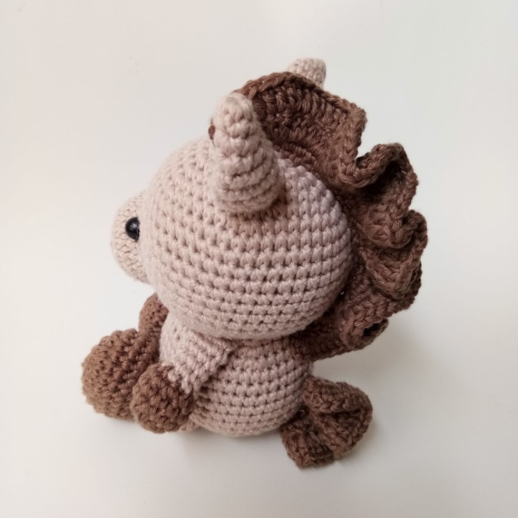 Cute Amigurumi Horse Pattern side view