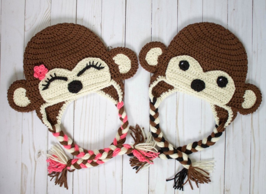 FREE CROCHET MONKEY HAT PATTERN