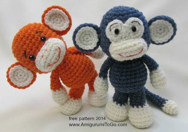 25 Free Amigurumi Monkey Patterns for Any Skill Level – Little Bigfoot Monkey Little Bigfoot Monkey