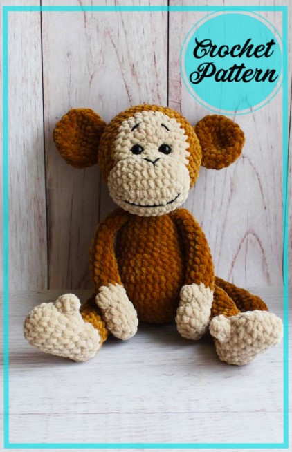 25 Free Amigurumi Monkey Patterns for Any Skill Level – Plush Velvet Monkey Amigurumi Free Crochet Pattern Plush Velvet Monkey Amigurumi Free Crochet Pattern