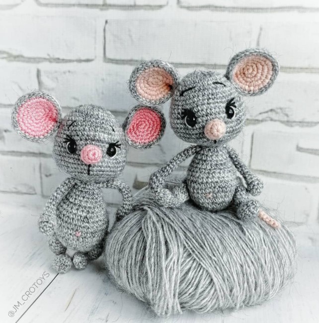 25 Free Amigurumi Mouse Patterns (for Any Skill Level) – Venya the mouse amigurumi Venya the mouse amigurumi