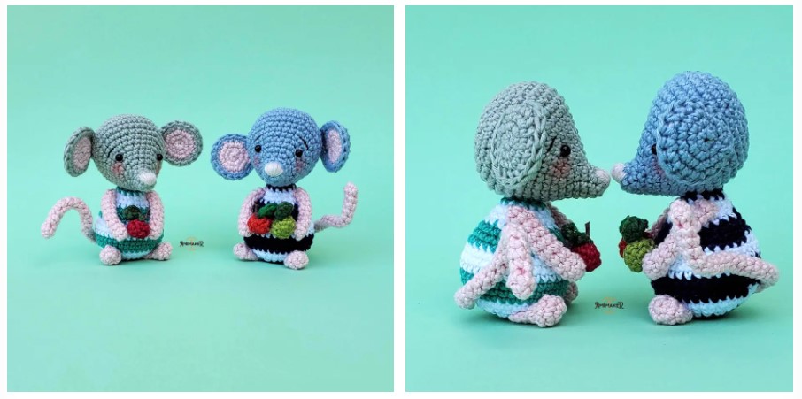 amigurumi little mouse free crochet pattern