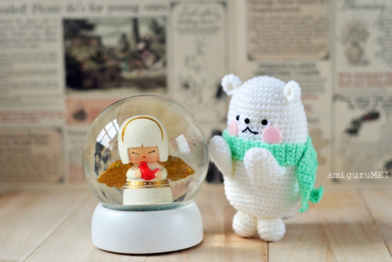 Amigurumi Bubblegum Polar Bear