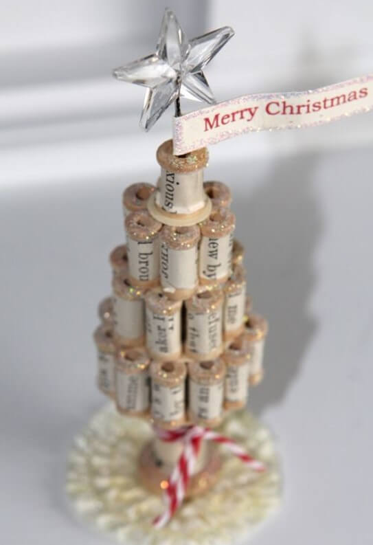 DIY Spool Christmas Tree