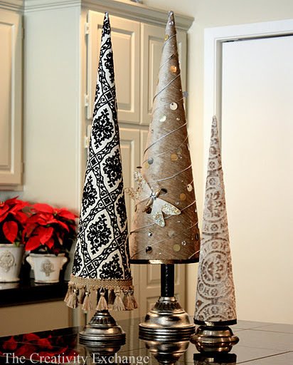 DIY christmas tree cones