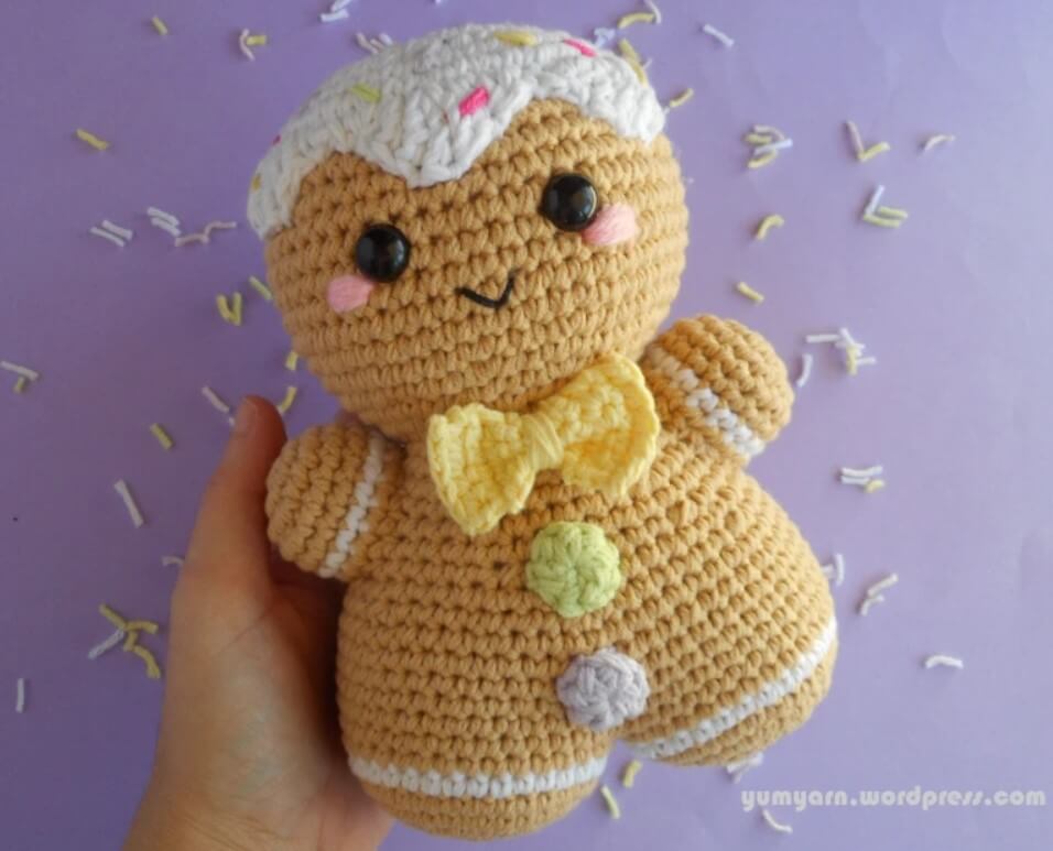 25 Free Christmas Crochet & Amigurumi Patterns to Try – Gingerbread Man Amigurumi Gingerbread Man Amigurumi