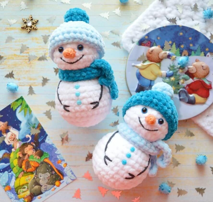 25 Free Christmas Crochet & Amigurumi Patterns to Try – Snowman Amigurumi Snowman Amigurumi