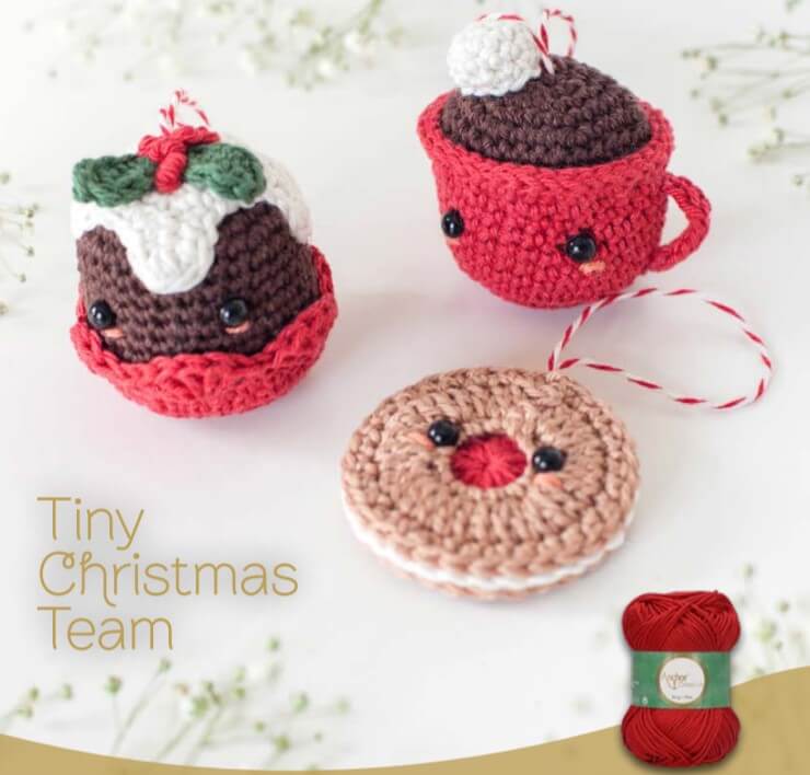 25 Free Christmas Crochet & Amigurumi Patterns to Try – Tiny Christmas Team Amigurumi Tiny Christmas Team Amigurumi