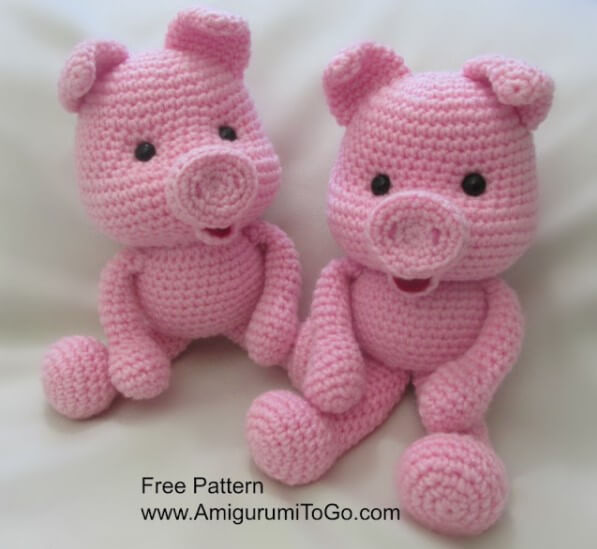 25+ Free Amigurumi Pig Patterns That Are Easy to Follow – Amigurumi Pig Free Tutorial Amigurumi Pig Free Tutorial