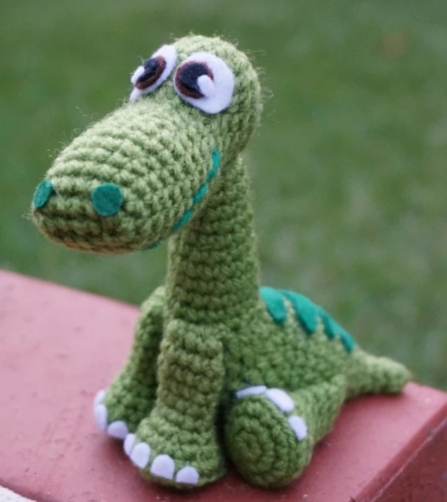 15 Free Amigurumi Dino Pattern for Any Skill Level – Arlo The Dino Amigurumi Arlo The Dino Amigurumi